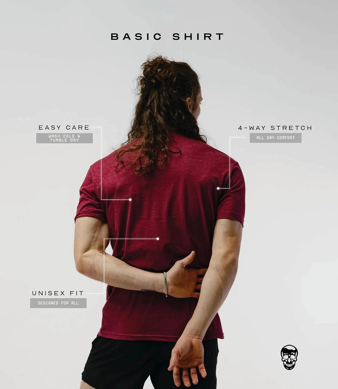 Gymreapers Moisture Wicking Short Sleeve T-Shirt for Men - Crew Neck Workout Shirts - Casual Gym Cotton Everyday Tee