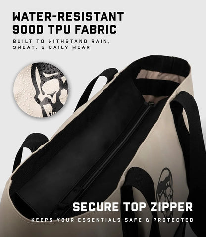 Gymreapers Laptop Tote Bag for Women - 22.5L Waterproof Tote Bag with Zipper for Travel & Gym