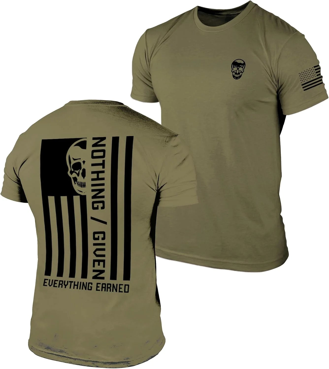 Gymreapers Valor Moisture Wicking T-Shirts for Men - Short Sleeve Workout Gym Shirts - Running Athletic Tees & Dry Fit Tshirt