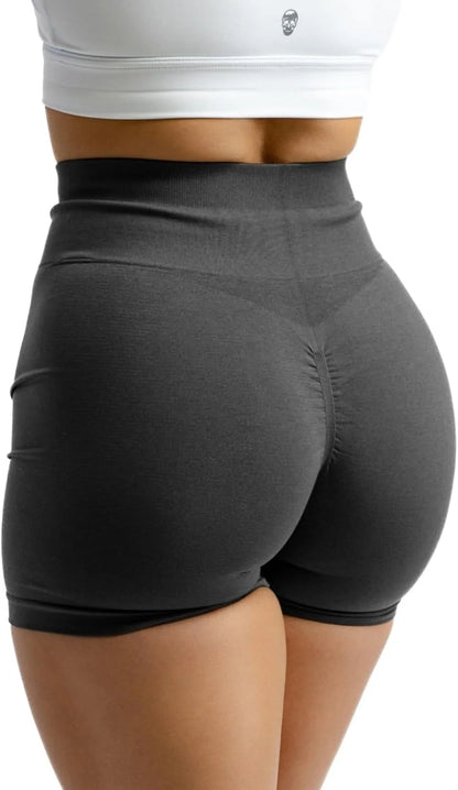 Gymreapers Infinity Seamless Workout Shorts High Waist Biker Shorts for Women Athletic Gym Running Pilates Yoga Sport Short