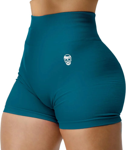 Gymreapers Infinity Seamless Workout Shorts High Waist Biker Shorts for Women Athletic Gym Running Pilates Yoga Sport Short