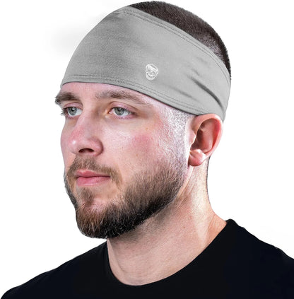 Gymreapers Workout Headbands for Men & Women-Comfortable Sweat Absorbing Band to Keep Hair Back During Running Sports Gym Cycling and Outdoor Activities