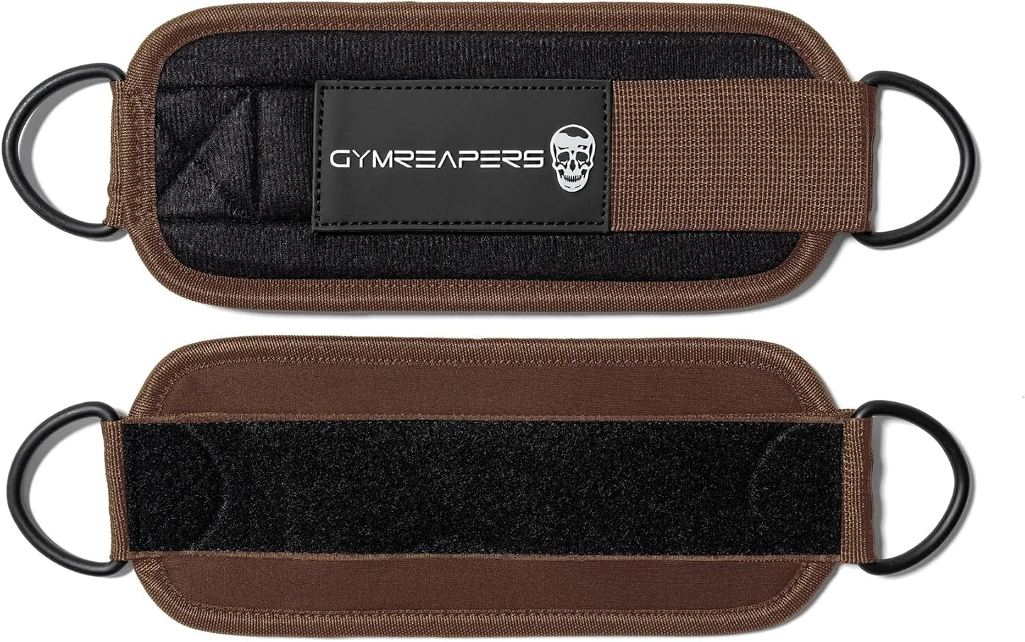Gymreapers Ankle Straps For Cable Machine Kickbacks, Glute Workouts, Lower Body Exercises - Adjustable Leg Straps with Neoprene Padding