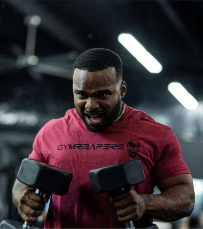 Gymreapers Moisture Wicking Short Sleeve T-Shirt for Men - Crew Neck Workout Shirts - Casual Gym Cotton Everyday Tee