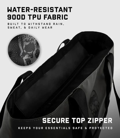 Gymreapers Laptop Tote Bag for Women - 22.5L Waterproof Tote Bag with Zipper for Travel & Gym