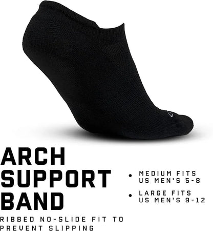 Gymreapers Ankle Socks for Men & Women (6-Pack) – Moisture-Wicking Black & White Breathable Cotton Athletic Socks
