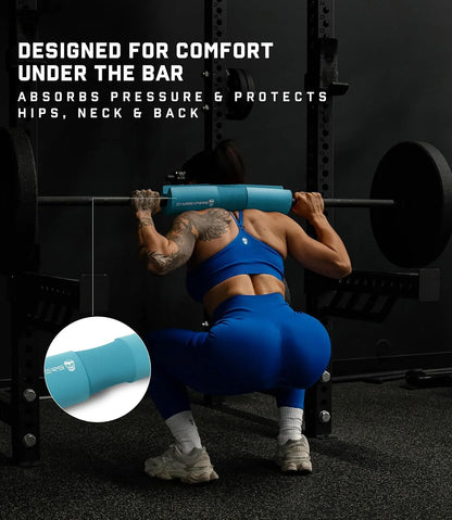 Gymreapers Barbell Squat Pad - Protective Bridge Pad For Hip Thrust, Squats, Lunges - Hip Support, Neck Protection For Bar