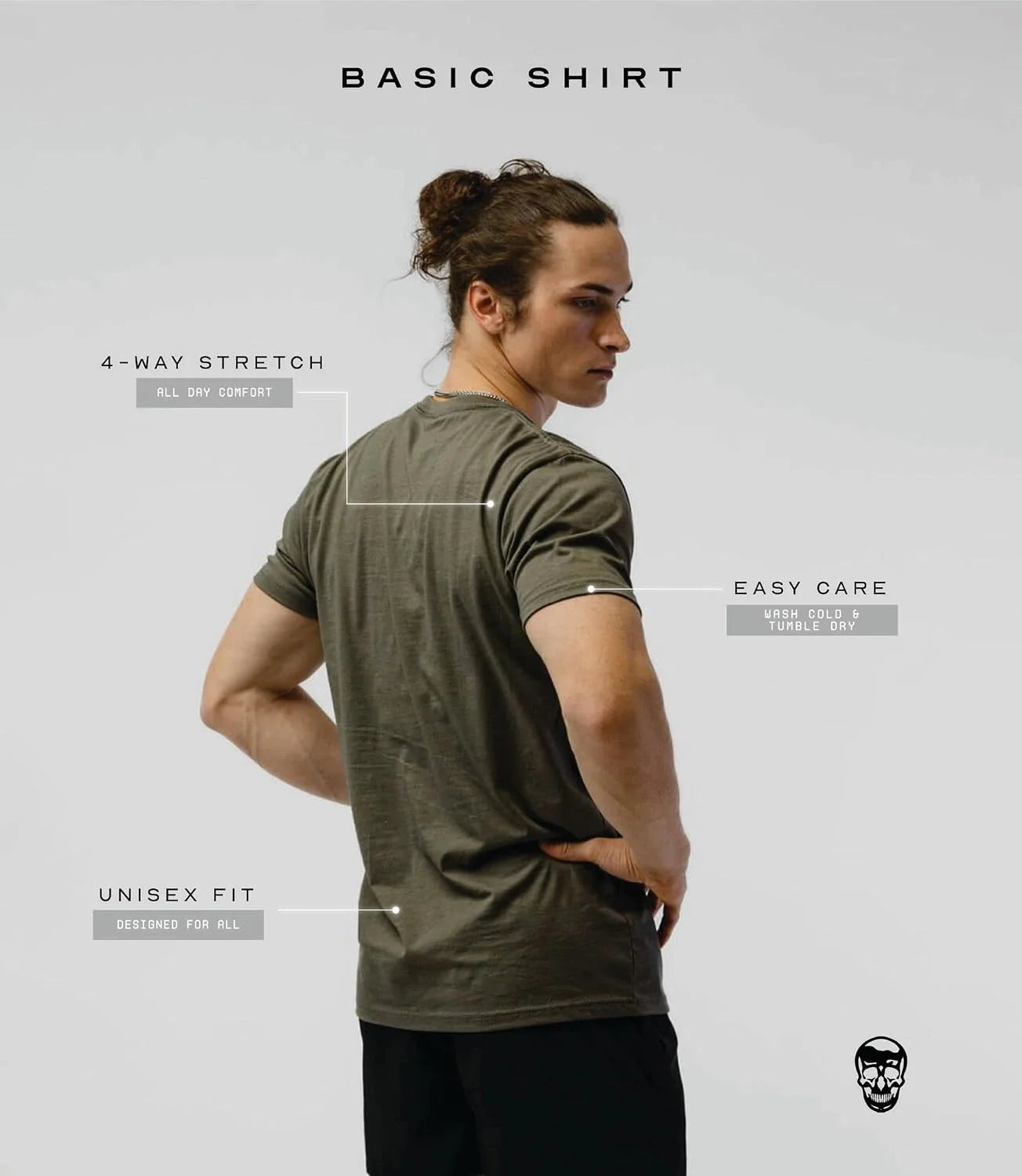 Gymreapers Moisture Wicking Short Sleeve T-Shirt for Men - Crew Neck Workout Shirts - Casual Gym Cotton Everyday Tee