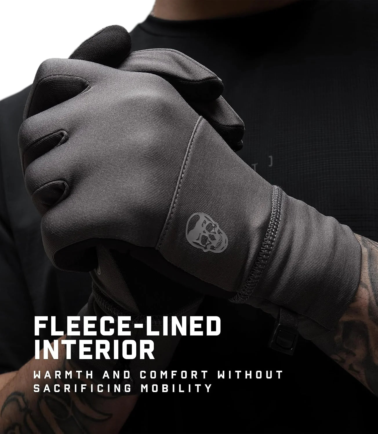 Gymreapers Running Gloves for Men & Women - Lightweight Touch Screen Sensitive Thermal Warm for Cold Weather, Cycling, Biking, Training, Running, Outdoor Sports & Workouts