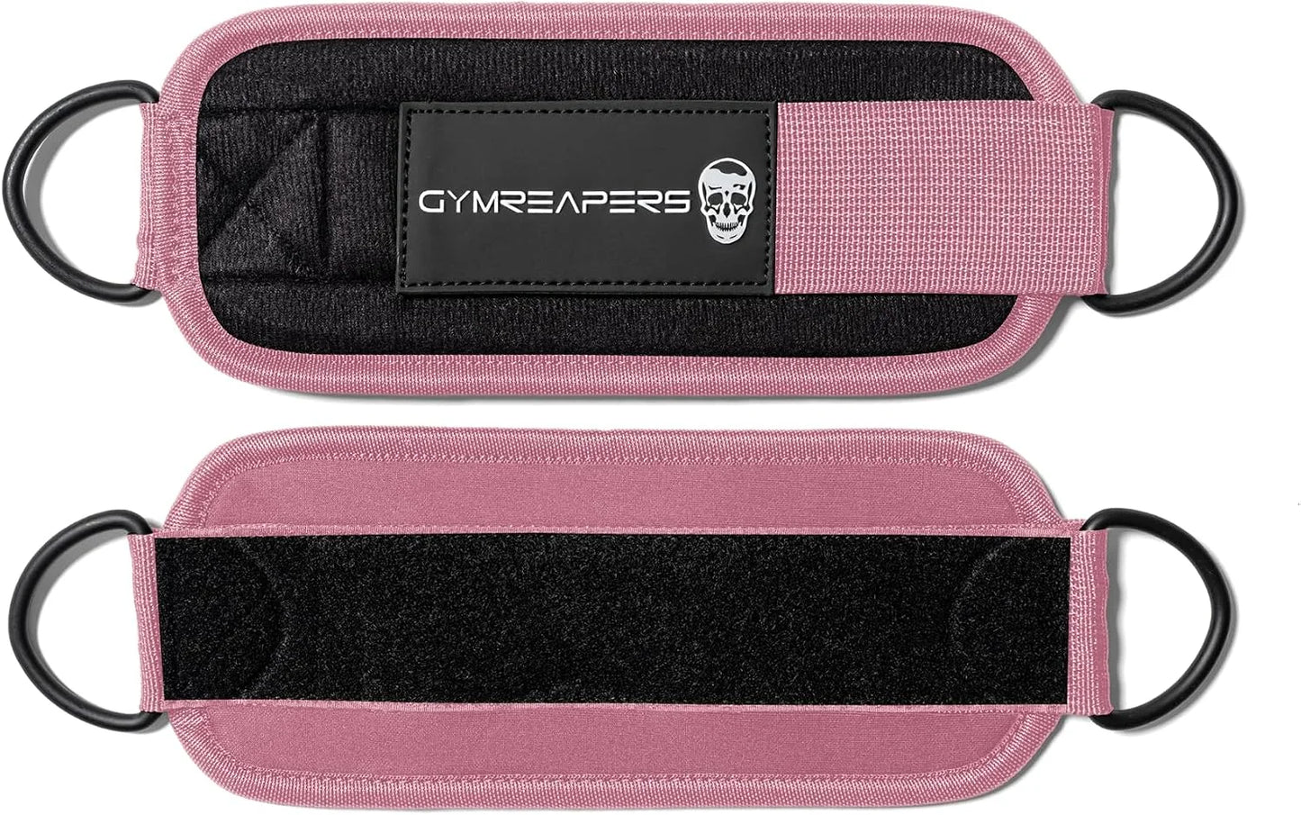 Gymreapers Ankle Straps For Cable Machine Kickbacks, Glute Workouts, Lower Body Exercises - Adjustable Leg Straps with Neoprene Padding