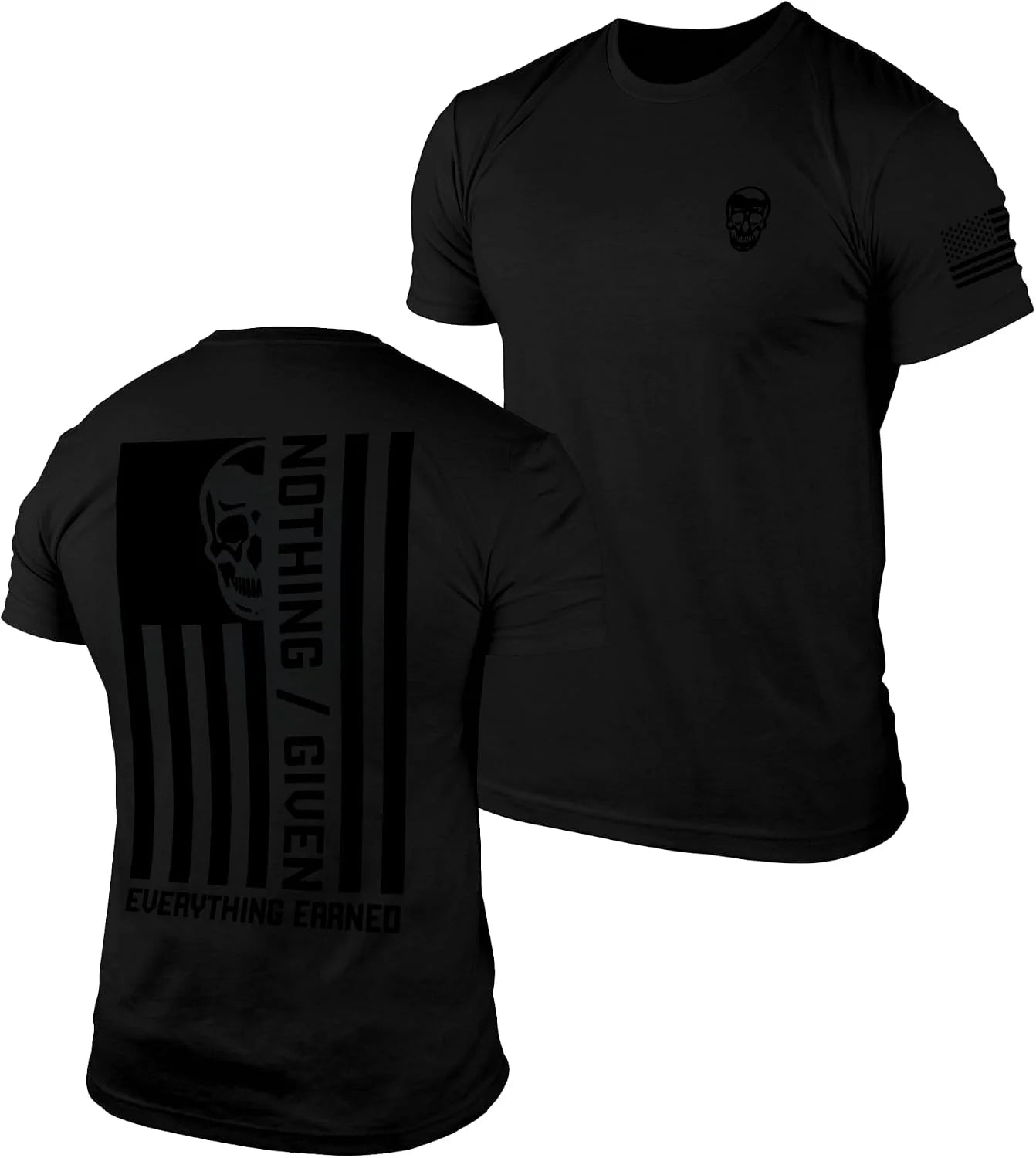 Gymreapers Valor Moisture Wicking T-Shirts for Men - Short Sleeve Workout Gym Shirts - Running Athletic Tees & Dry Fit Tshirt