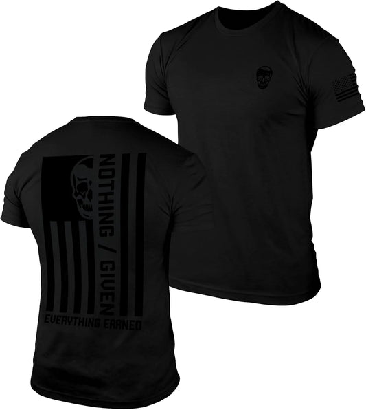 Gymreapers Valor Moisture Wicking T-Shirts for Men - Short Sleeve Workout Gym Shirts - Running Athletic Tees & Dry Fit Tshirt