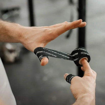 Gymreapers Weightlifting Adhesive Thumb Tape, Stretchy Athletic Tape Grip & Protection for Olympic Lifting, Cross Training, Powerlifting, Hookgrip