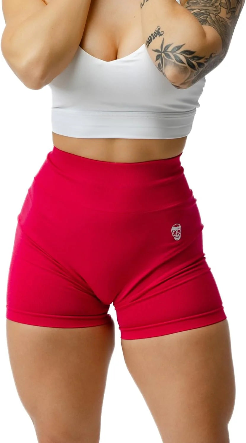 Gymreapers Infinity Seamless Workout Shorts High Waist Biker Shorts for Women Athletic Gym Running Pilates Yoga Sport Short