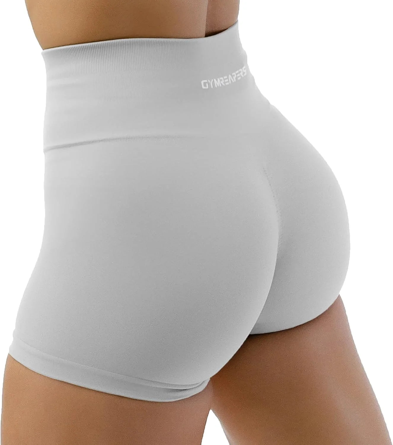 Gymreapers Athletic Shorts for Women - Seamless Butt Lifting Tummy Control Running Shorts for Yoga, Biker, Gym Workout Squat