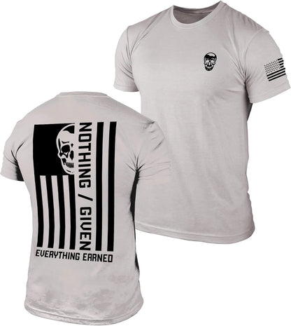 Gymreapers Valor Moisture Wicking T-Shirts for Men - Short Sleeve Workout Gym Shirts - Running Athletic Tees & Dry Fit Tshirt