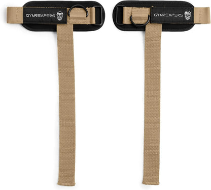 Gymreapers GripLink Lifting Straps – Heavy Duty D-Ring Weight Lifting Wrist Straps with Anti-Slip Silicone Grip Beads, Adjustable Support for Deadlifts, Powerlifting, Cable Machines & Gym Training
