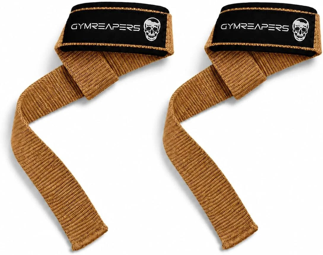 Gymreapers Lifting Wrist Straps for Weightlifting, Bodybuilding, Powerlifting, Strength Training, & Deadlifts - Padded Neoprene with 18" Cotton