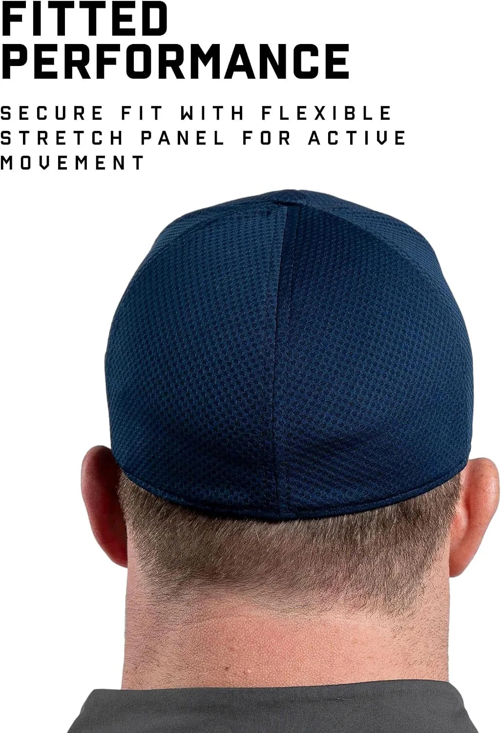 Gymreapers Baseball Hats and Caps for Men| Fitted Hats for Running, Workout, Gym & Outdoor Sports| Moisture Wicking Adapt Cap