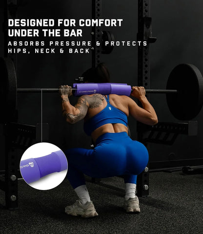 Gymreapers Barbell Squat Pad - Protective Bridge Pad For Hip Thrust, Squats, Lunges - Hip Support, Neck Protection For Bar