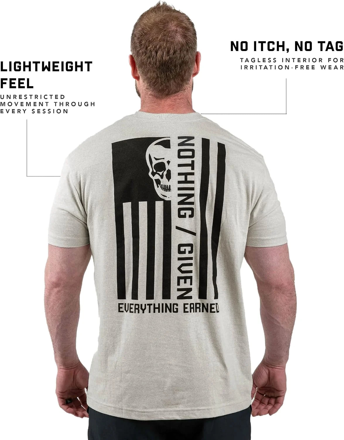 Gymreapers Valor Moisture Wicking T-Shirts for Men - Short Sleeve Workout Gym Shirts - Running Athletic Tees & Dry Fit Tshirt