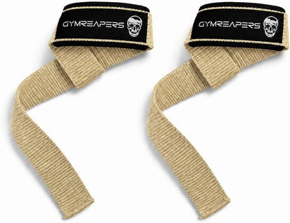 Gymreapers Lifting Wrist Straps for Weightlifting, Bodybuilding, Powerlifting, Strength Training, & Deadlifts - Padded Neoprene with 18" Cotton