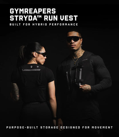 Gymreapers Run Vest for Women & Men Lightweight Breathable Hydration Backpack for Marathon, Trail Race, Jogging, Cycling & Hiking Zippered Pockets for Running Accessories