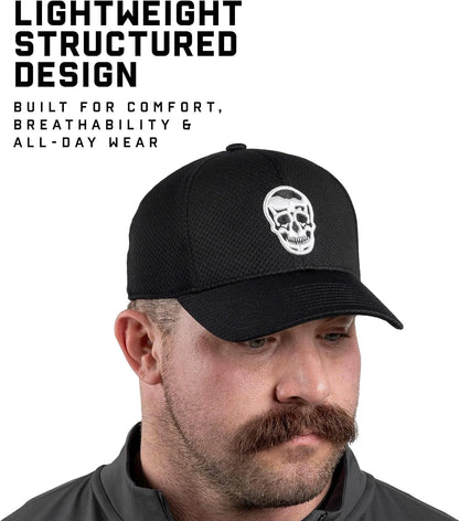 Gymreapers Baseball Hats and Caps for Men| Fitted Hats for Running, Workout, Gym & Outdoor Sports| Moisture Wicking Adapt Cap