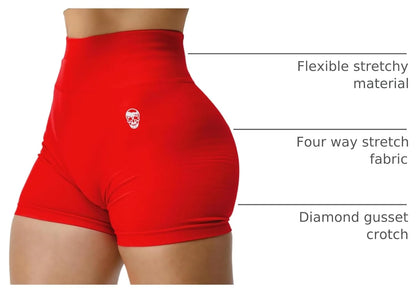 Gymreapers Infinity Seamless Workout Shorts High Waist Biker Shorts for Women Athletic Gym Running Pilates Yoga Sport Short