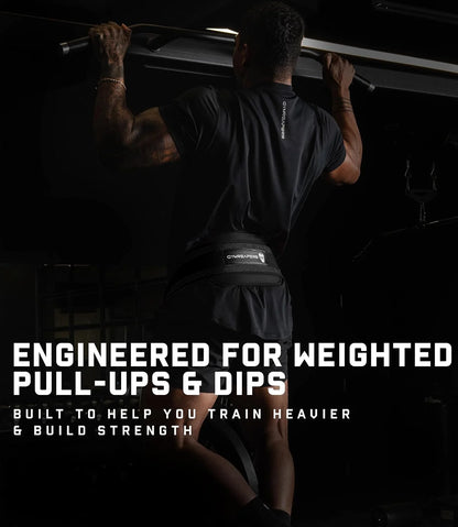 Gymreapers Dip Belt With Chain For Weightlifting, Pull Ups, Dips - Heavy Duty Steel Chain For Added Weight Training