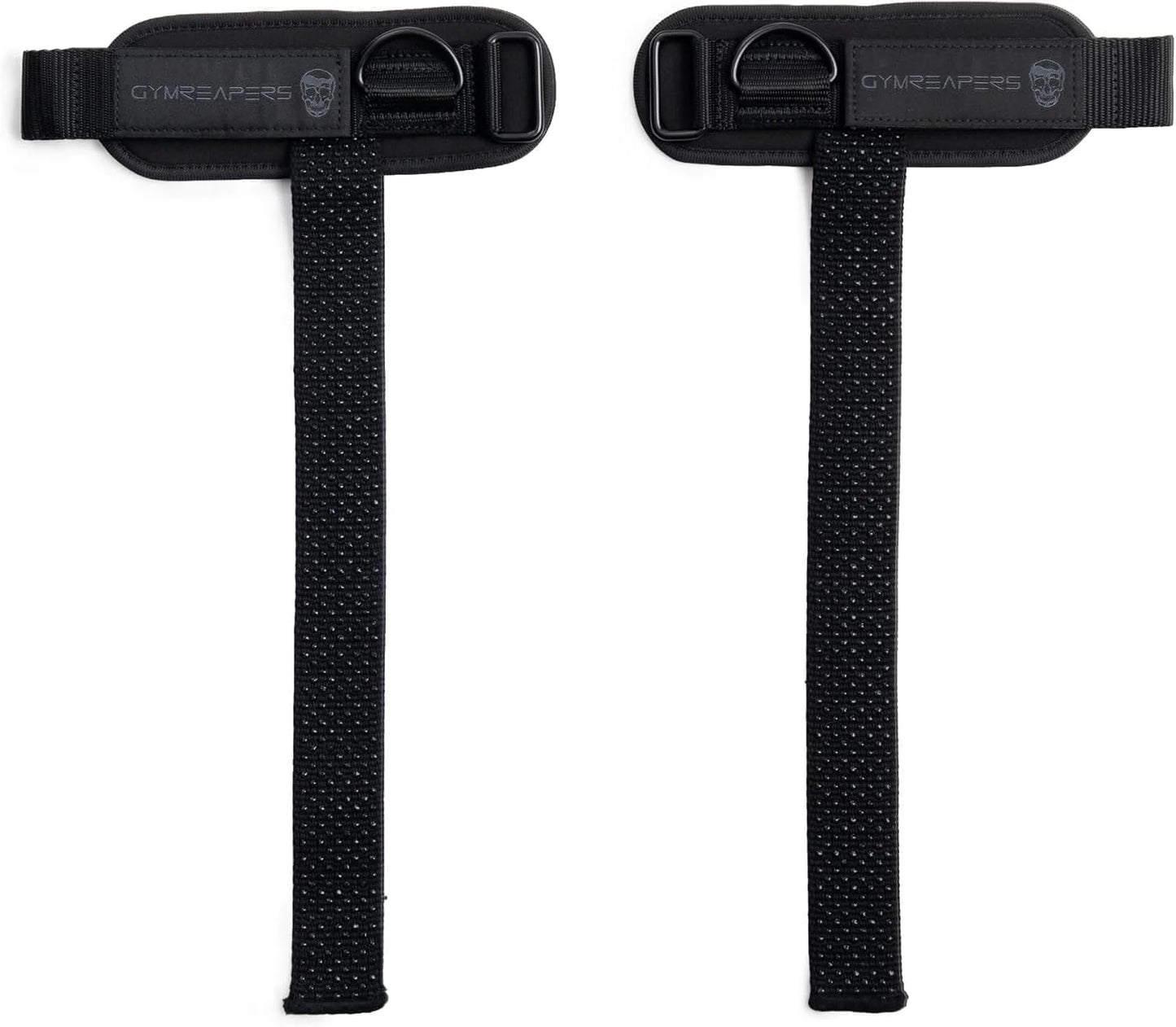 Gymreapers GripLink Lifting Straps – Heavy Duty D-Ring Weight Lifting Wrist Straps with Anti-Slip Silicone Grip Beads, Adjustable Support for Deadlifts, Powerlifting, Cable Machines & Gym Training