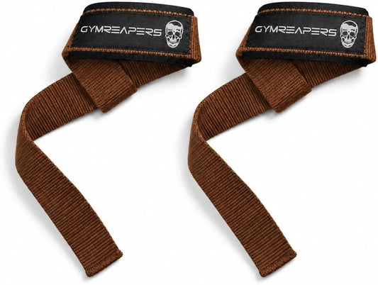 Gymreapers Lifting Wrist Straps for Weightlifting, Bodybuilding, Powerlifting, Strength Training, & Deadlifts - Padded Neoprene with 18" Cotton