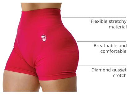 Gymreapers Infinity Seamless Workout Shorts High Waist Biker Shorts for Women Athletic Gym Running Pilates Yoga Sport Short