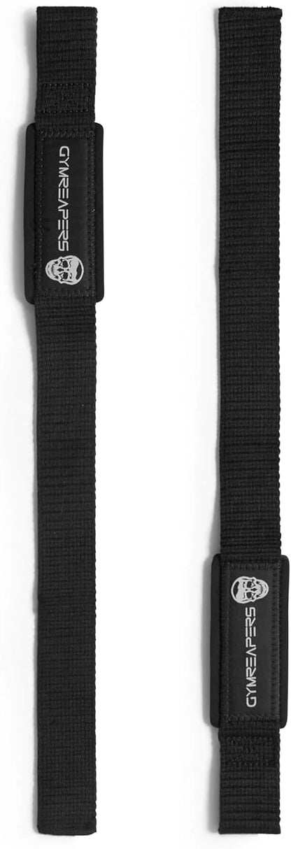 Gymreapers Lifting Wrist Straps for Weightlifting, Bodybuilding, Powerlifting, Strength Training, & Deadlifts - Padded Neoprene with 18" Cotton