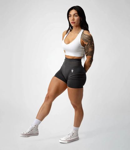 Gymreapers Infinity Seamless Workout Shorts High Waist Biker Shorts for Women Athletic Gym Running Pilates Yoga Sport Short