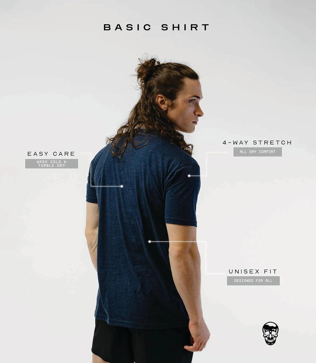 Gymreapers Moisture Wicking Short Sleeve T-Shirt for Men - Crew Neck Workout Shirts - Casual Gym Cotton Everyday Tee