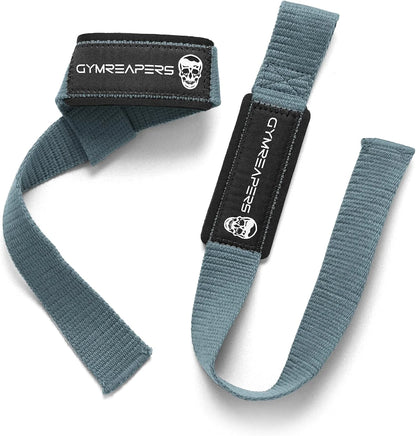 Gymreapers Lifting Wrist Straps for Weightlifting, Bodybuilding, Powerlifting, Strength Training, & Deadlifts - Padded Neoprene with 18" Cotton