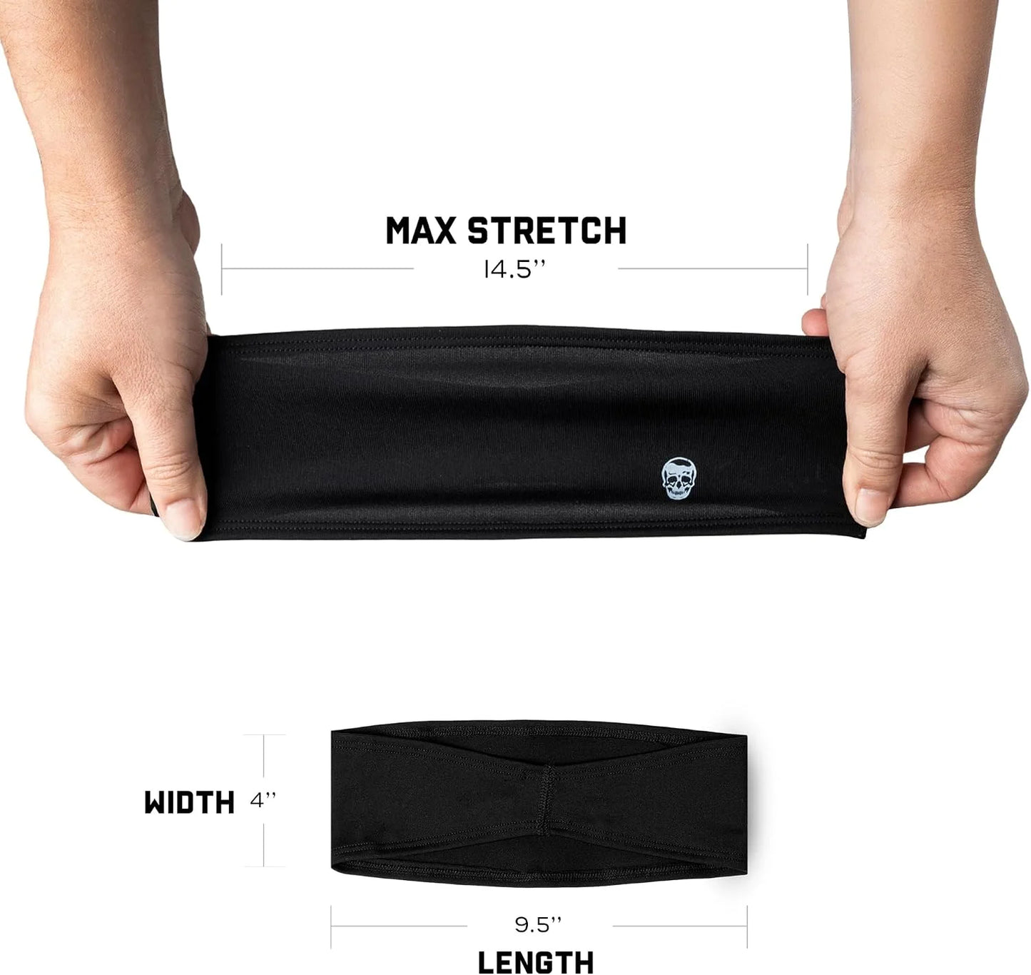 Gymreapers Workout Headbands for Men & Women-Comfortable Sweat Absorbing Band to Keep Hair Back During Running Sports Gym Cycling and Outdoor Activities