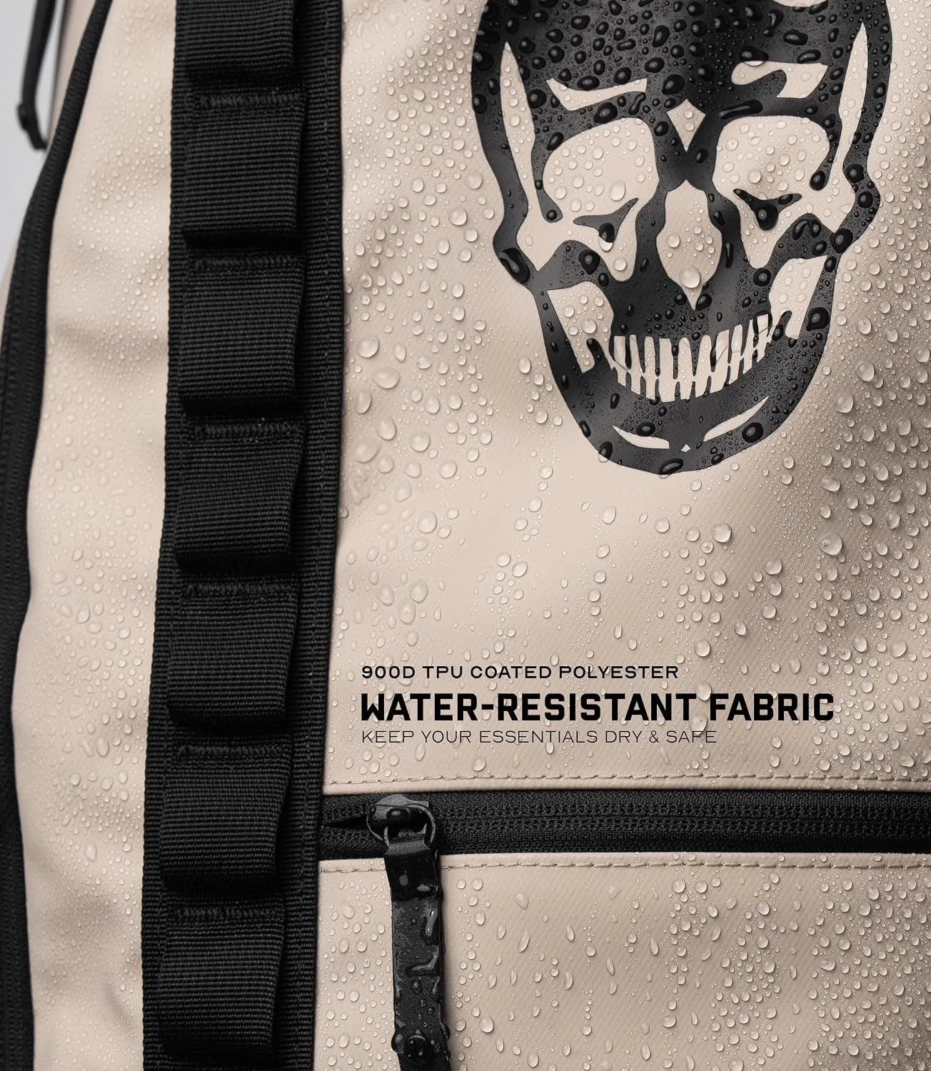 Gymreapers Gravestone 21L Backpack Travel Gym Bag Water-Resistant Lightweight Laptop Sleeve Carry On Luggage for Men & Women (Desert Sand)