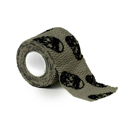 Gymreapers Hook Grip Weightlifting Tape (3 Pack) Premium Adhesive Thumb Skull Tape for Finger Protection, Powerlifting, Exercise & Cross Training - Athletic Sweat Proof Tape