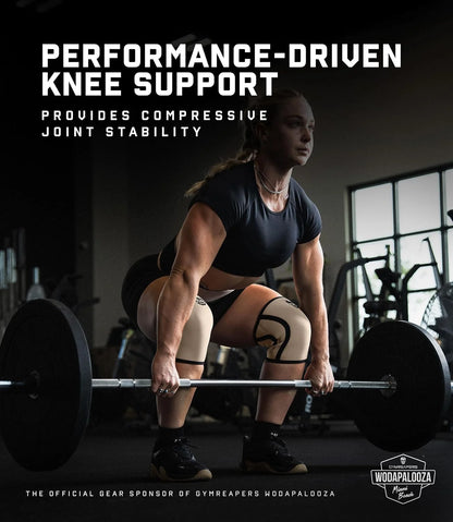 Gymreapers 5MM Knee Sleeves for Weightlifting, Squats, Powerlifting, and Functional Training – Compression Knee Support for Men & Women – Joint Protection & Recovery – Pair