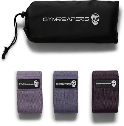 Hip Bands for Booty Workouts | Non Slip Fabric Band Set with 3 Levels - Resistance Bands for Legs & Hip - for Men & Women