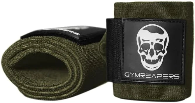 Wrist Wraps Weightlifting - Stiff Heavy Duty 18 inch Wraps With Thick Thumb Loop For Powerlifting, Bodybuilding, Cross Training, & Heavy Presses