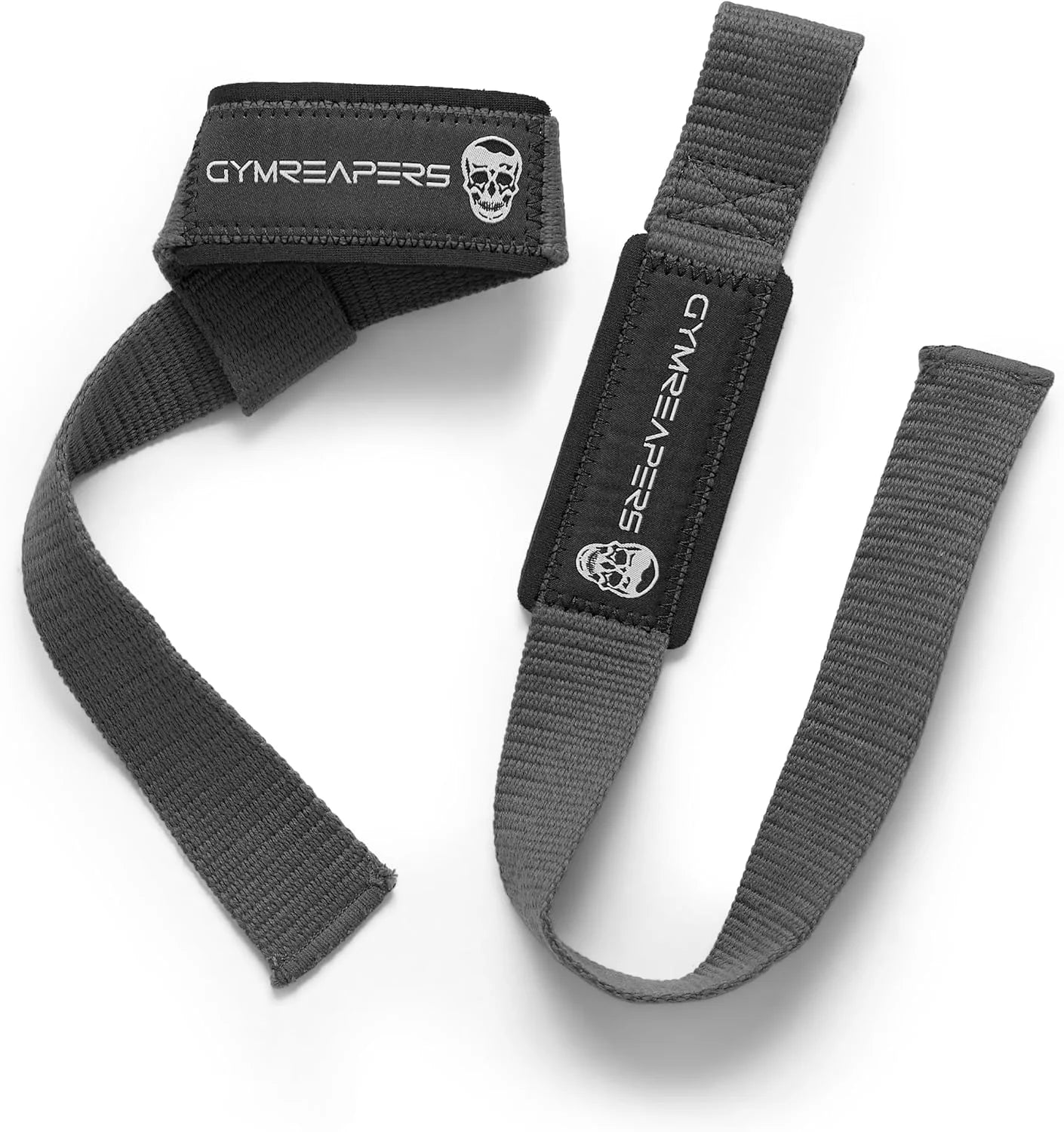 Gymreapers Lifting Wrist Straps for Weightlifting, Bodybuilding, Powerlifting, Strength Training, & Deadlifts - Padded Neoprene with 18" Cotton