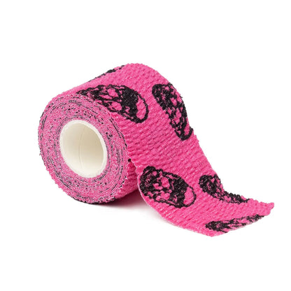 Gymreapers Hook Grip Weightlifting Tape (3 Pack) Premium Adhesive Thumb Skull Tape for Finger Protection, Powerlifting, Exercise & Cross Training - Athletic Sweat Proof Tape