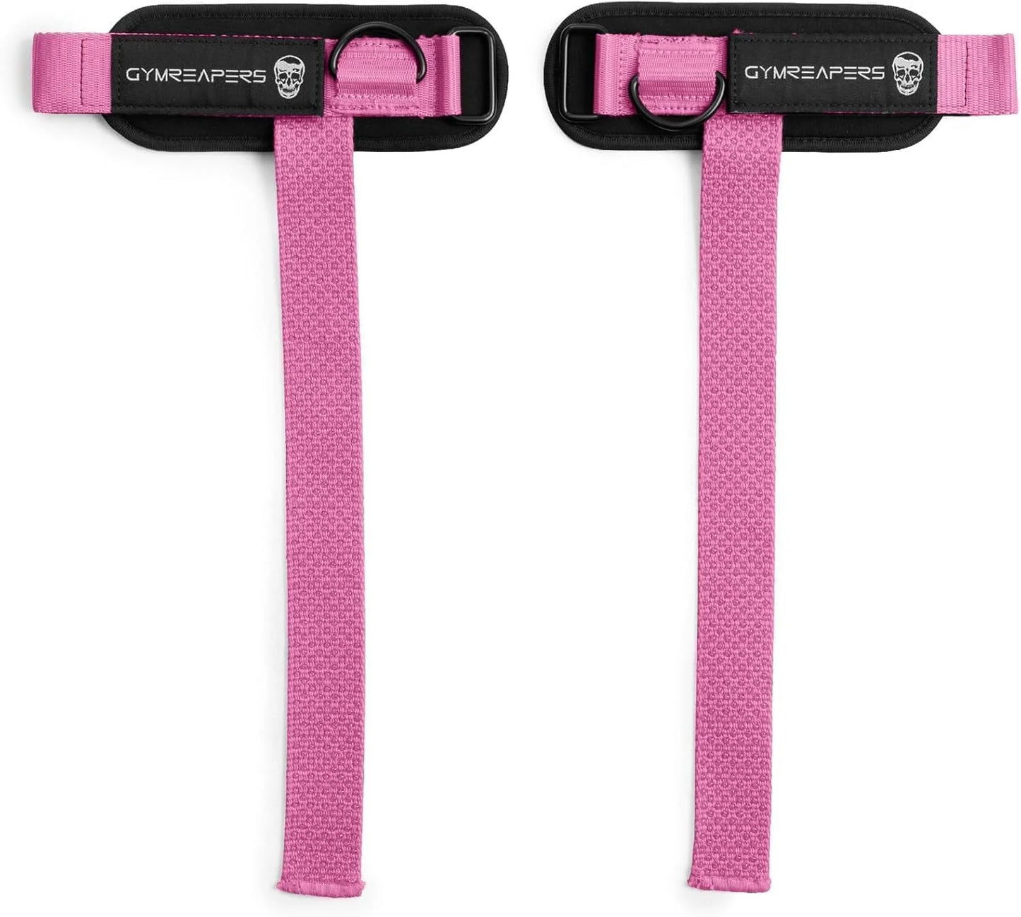 Gymreapers GripLink Lifting Straps – Heavy Duty D-Ring Weight Lifting Wrist Straps with Anti-Slip Silicone Grip Beads, Adjustable Support for Deadlifts, Powerlifting, Cable Machines & Gym Training