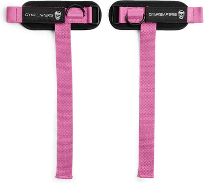 Gymreapers GripLink Lifting Straps – Heavy Duty D-Ring Weight Lifting Wrist Straps with Anti-Slip Silicone Grip Beads, Adjustable Support for Deadlifts, Powerlifting, Cable Machines & Gym Training