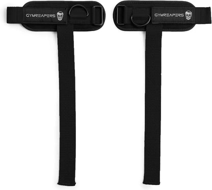Gymreapers GripLink Lifting Straps – Heavy Duty D-Ring Weight Lifting Wrist Straps with Anti-Slip Silicone Grip Beads, Adjustable Support for Deadlifts, Powerlifting, Cable Machines & Gym Training