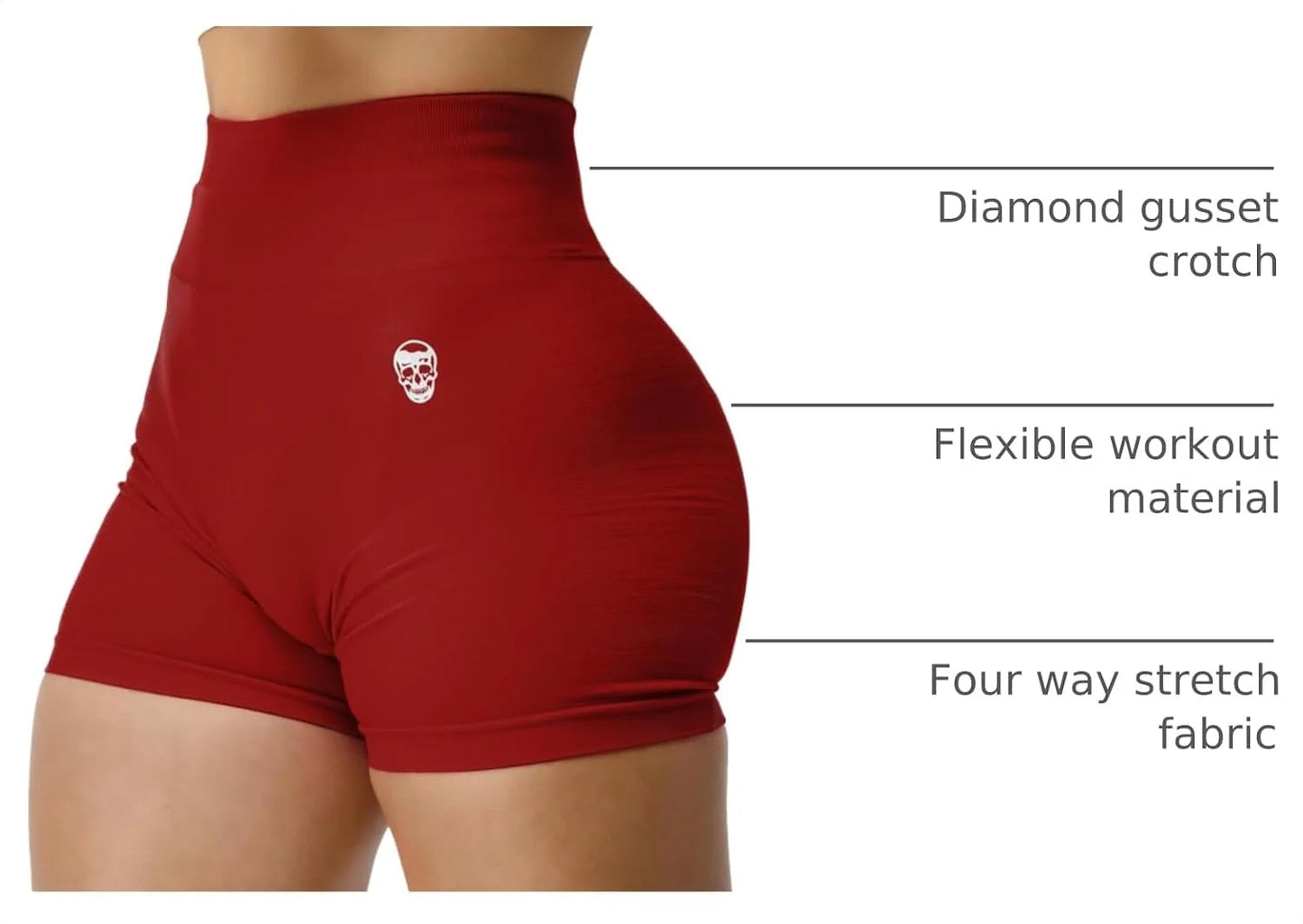 Gymreapers Infinity Seamless Workout Shorts High Waist Biker Shorts for Women Athletic Gym Running Pilates Yoga Sport Short