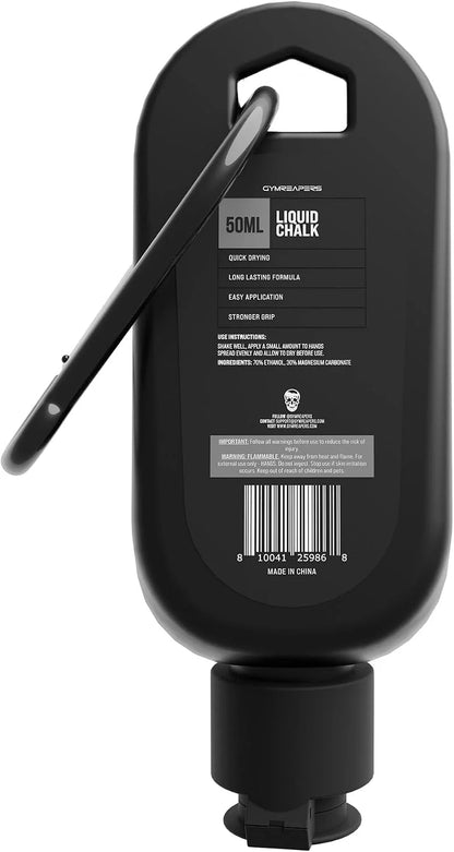 Gymreapers Liquid Chalk - Gym Chalk for Weightlifting, Powerlifting, Gymnastics, Rock Climbing, Tennis - Long Lasting Mess Free Sweat Resistant Workout Chalk